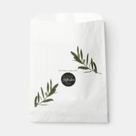 Olive Leaves Greenery Wedding Bedankzakje