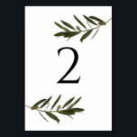 Olive Leaves Greenery Wedding Kaart<br><div class="desc">Dit ontwerp omvat olijfbladeren en takken van olijven. De prachtige groen van de olijfbladeren complimenteren de elegante zwarte moderne cirkel die de trouwdatum omringt. Een perfecte combinatie van modern en chic met roestachtige olijfkleuren. Olijfgroen, zwart en wit zijn een perfecte match voor een mediterrane bruiloft. Uniek ontwerp van het trouwlijstnummer...</div>