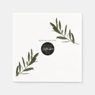 Olive Leaves Greenery Wedding Servet