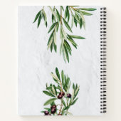 Olive Leaves Grieks eiland Yiayia grootmoeder Notitieboek (Achterkant)