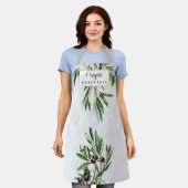 Olive Leaves Grieks eiland Yiayia grootmoeder Schort (Gedragen)