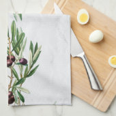 Olive Leaves Grieks eiland Yiayia grootmoeder Theedoek (Quarter Fold)