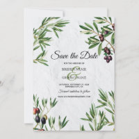 Olive Leaves Mediterranean Greek Island Wedding