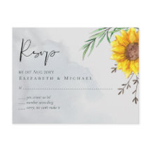 Olive Leaves Sunflower Rustic Wedding