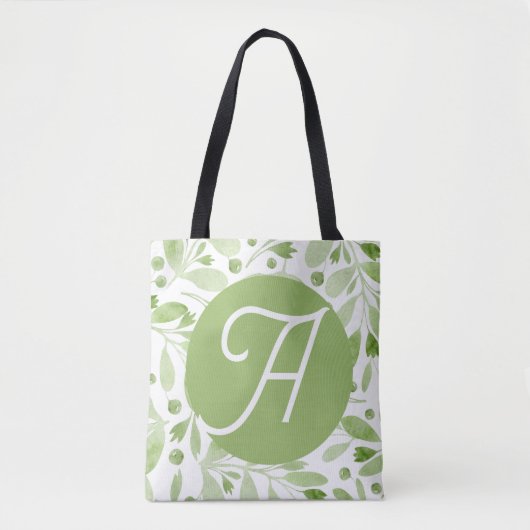Olive Leaves Tote Bag (Voorkant)