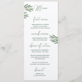 Olive Leaves Wedding Menu (Voorkant)
