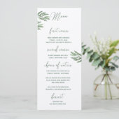 Olive Leaves Wedding Menu (Staand voorkant)