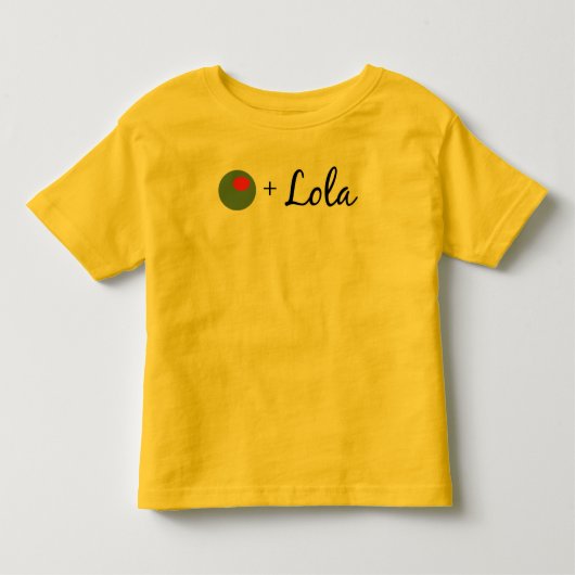 Olive Lola Kinder Shirts (Voorkant)