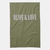 Olive&Love - leuke quote Theedoek (Verticaal)