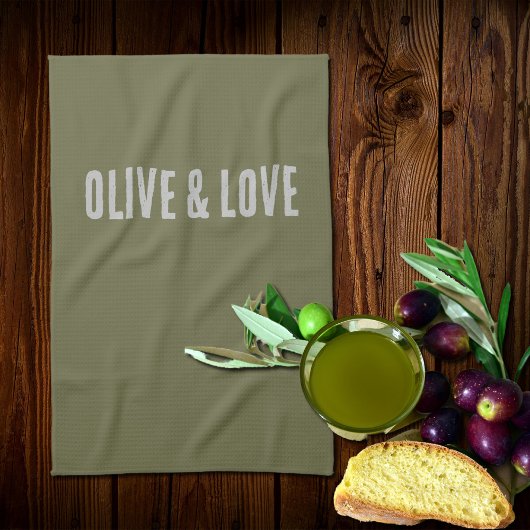 Olive&Love - leuke quote Theedoek