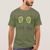 Olive Love T-shirt (Voorkant)