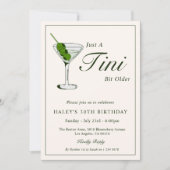 Olive Martini Cocktail Grappig 30ste verjaardagsfe Kaart (Voorkant)