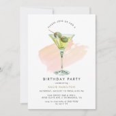 Olive Martini | Leuke cocktail party Volwassen Ver Kaart (Voorkant)