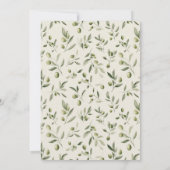 Olive Martini Striped Green Advice for Baby Card Kaart (Achterkant)