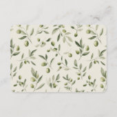 Olive Martini Tini Bit Closer Bridal Registry Informatiekaartje (Achterkant)