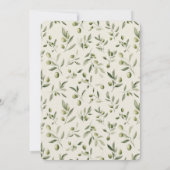 Olive Martini Tini Bit Closer Stripe Bridal Shower Kaart (Achterkant)