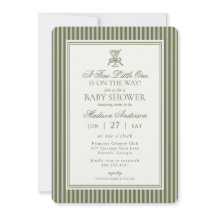 Olive Martini Tini Little One Gestreepte Baby Show