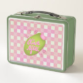 Olive Me Loves Olive You Retro Pink Check  (Voorkant)