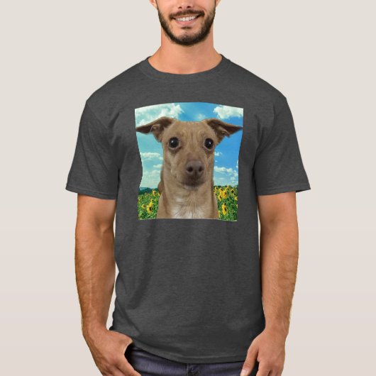 Olive met Daisies T-shirt (Voorkant)