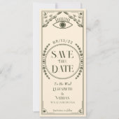 Olive Mystical Tarot Kaart Save the Date (Voorkant)