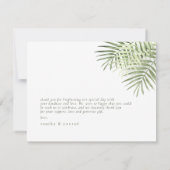 Olive Oasis Palms Patroon Bedankt ID1324 (Achterkant)