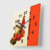 Olive oil bottles cooking still life vierkante klok (Hoek)