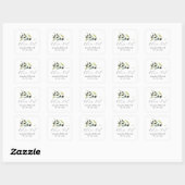 Olive Oil Wedding Favors Sticker (Vel)