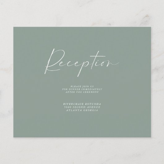 Olive-ontvangstinformatie Invoegen |Begrotingsbroc Flyer (Voorkant)