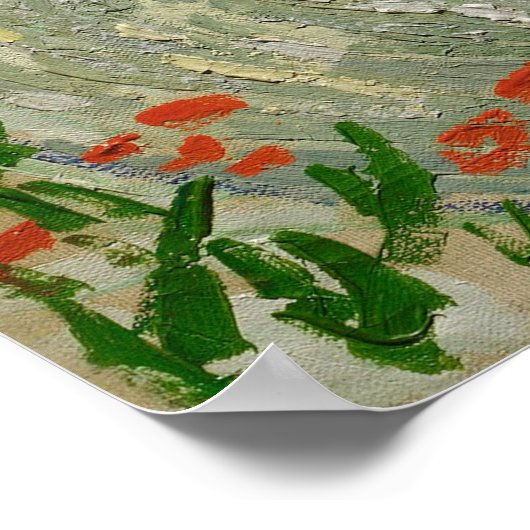 Olive Orchard van Vincent Van Gogh Poster (Hoek)