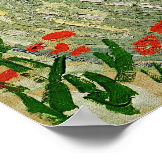 Olive Orchard, Vincent van Gogh Poster (Hoek)