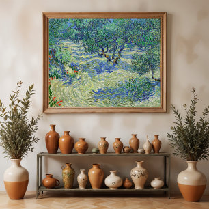 Olive Orchard, Vincent van Gogh Poster