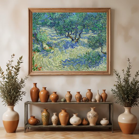 Olive Orchard, Vincent van Gogh Poster