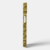 Olive Organic Texture iPhone Case Rugged Look (Achterkant / Rechts)