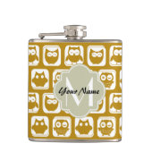 Olive Ownership Custom Monogram Heupfles (Voorkant)