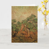 Olive Picking door Vincent van Gogh Kaart (Gele Bloem)