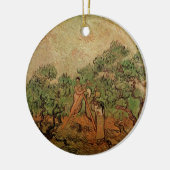 Olive Picking door Vincent van Gogh Keramisch Ornament (Links)