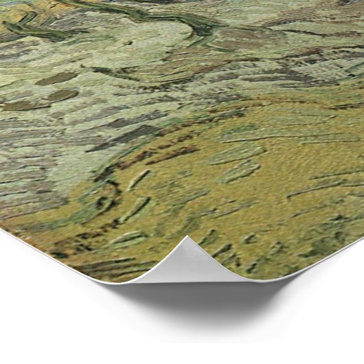 Olive Picking door Vincent van Gogh,  kunst Poster (Hoek)