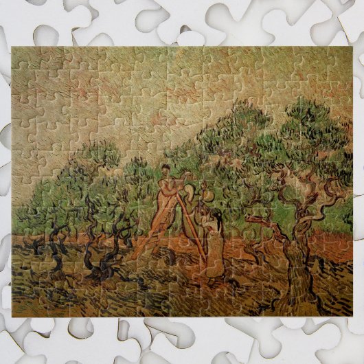 Olive Picking door Vincent van Gogh Legpuzzel