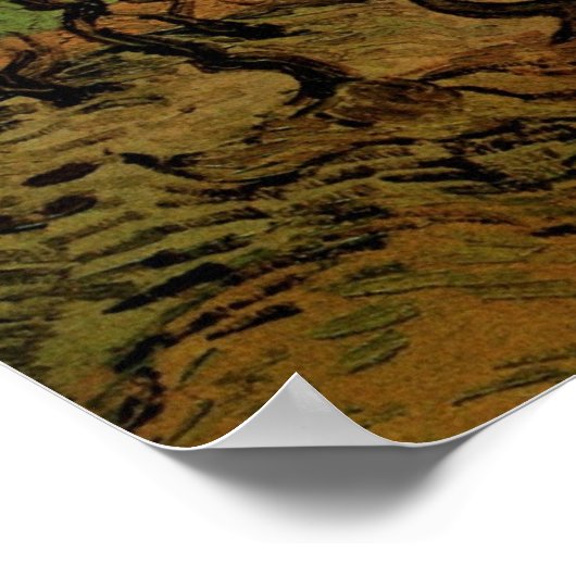 Olive Picking door Vincent van Gogh Poster (Hoek)