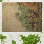 Olive Picking door Vincent van Gogh Theedoek (Gevouwen)