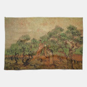 Olive Picking door Vincent van Gogh Theedoek (Horizontaal)