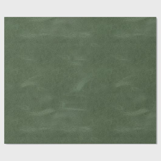 Olive Pistache Groene Kerst Textuur Cadeaupapier (Vlak)