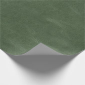 Olive Pistache Groene Kerst Textuur Cadeaupapier (Hoek)