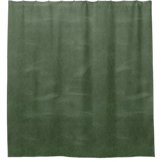 Olive Pistache Groene Kerst Textuur Douchegordijn (Voorkant)
