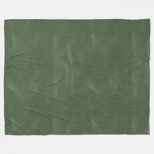 Olive Pistache Groene Kerst Textuur Fleece Deken (Voorkant (Horizontaal))