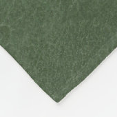 Olive Pistache Groene Kerst Textuur Fleece Deken (Hoek)