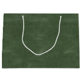 Olive Pistache Groene Kerst Textuur Groot Cadeauzakje (Voorkant)