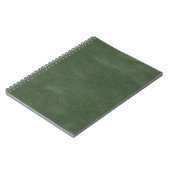 Olive Pistache Groene Kerst Textuur Notitieboek (Linkerzijde)