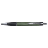 Olive Pistache Groene Kerst Textuur Pen (Achterkant)