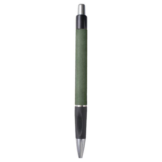 Olive Pistache Groene Kerst Textuur Pen (Voorkant Verticaal)